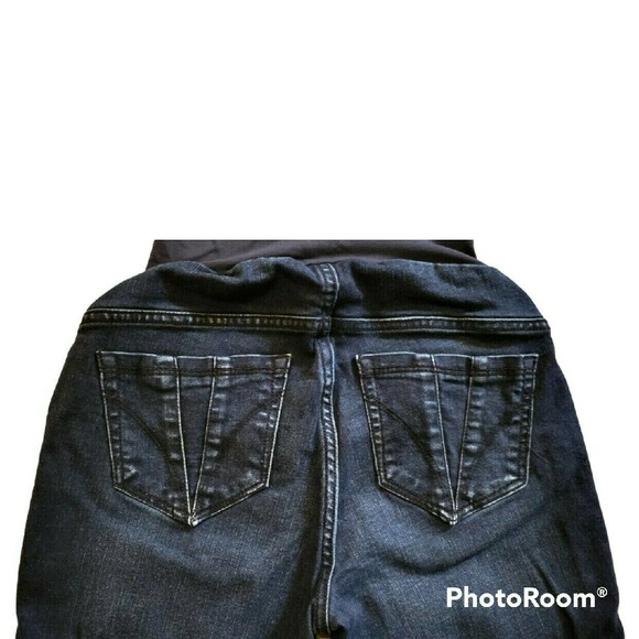 Indigo Blue Maternity Jeans - Picture 6 of 7